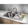 Мойка OMOIKIRI MARU 86-2-BL Tetogranit/черный 4993284
