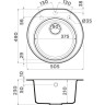 Мойка OMOIKIRI MIYA 50R-SA Tetogranit/бежевый 4993505