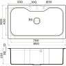 Мойка OMOIKIRI MARU 86-PL Tetogranit/платина 4993215