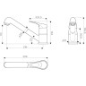 Смеситель OMOIKIRI TATEYAMA-S-BE 4994141