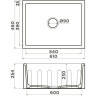 Мойка OMOIKIRI MIKURA 61-WH Natceramic/белый 4997068