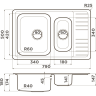Мойка OMOIKIRI SAGAMI 79-2-IN универсальная/нерж.сталь 4993733